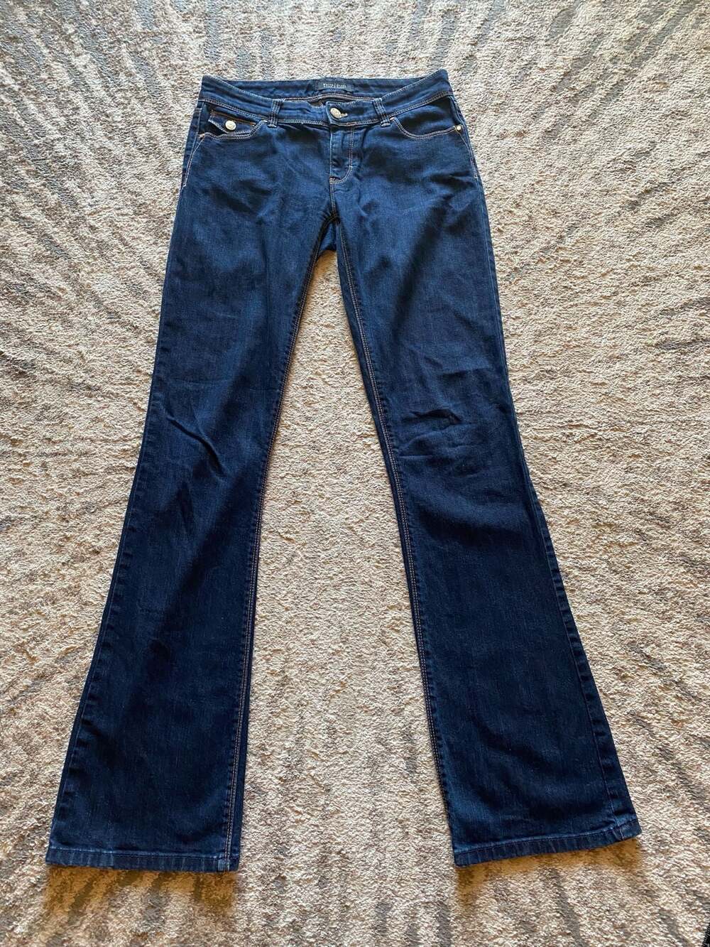 White House Black Market Dark Wash Flare Jeans